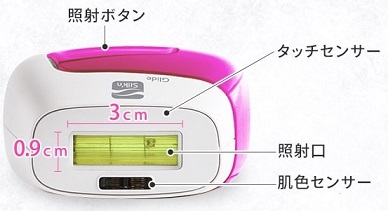 エピレタ　照射面　サイズ